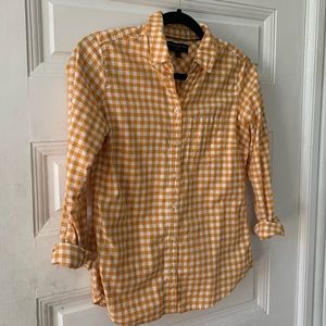 Banana Republic Gingham Pattern Button Down Shirt